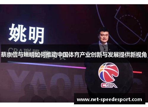 蔡崇信与姚明如何推动中国体育产业创新与发展提供新视角
